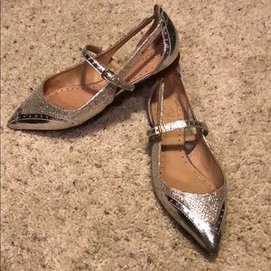 Tory Burch Metallic Flats